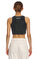 Les Benjamins Antrasit Crop Top #4