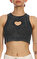 Les Benjamins Antrasit Crop Top #5