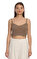 Join Us Kahverengi Crop Top #2