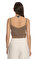 Join Us Kahverengi Crop Top #4