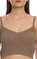 Join Us Kahverengi Crop Top #5
