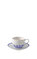 Fleur Bleu Mavi Porselen Kahve ve Çay Fincan Tabağı #2