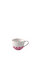 Fleur Cassis Pembe Porselen Kahve ve Çay Fincanı #1