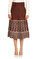 Derhy Kahverengi Desenli Etek #2