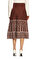 Derhy Kahverengi Desenli Etek #4