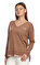Christina Paris Kahverengi Bluz #4