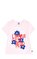 Kısa Kollu Pamuklu Pembe Çocuk Tişört #1