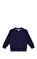 Düz Pamuklu Lacivert Çocuk Hırka #1