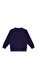 Düz Pamuklu Lacivert Çocuk Hırka #3