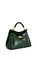 Yeşil Lucia Klasik Vegan Deri Dokuma El Çantası #2