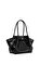Siyah Hana Medium Vegan Deri Omuz Çantası #3