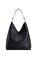Siyah Aria Dokuma Detaylı Vegan Deri Omuz Çantası  #3