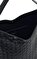 Siyah Aria Dokuma Detaylı Vegan Deri Omuz Çantası  #4