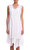 Elie Tahari İşleme Detaylı Beyaz Elbise