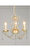 Laura Ashley Chella 3 Light Chandelier Cream Avize