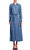 Juicy Couture V Yaka Uzun Jean Mavi Elbise