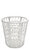 Laura Ashley White Wash Rattan Waste Basket Sepet