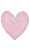 Laura Ashley Heart Shaped Rug Pink 90X90 Halı