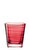 Leonardo Vario Kırmızı Su Bardağı 250 ml.