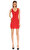 Karen Millen Kabartma Desenli Kırmızı Elbise