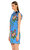 Gucci Çiçek Desenli Mavi Elbise