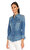 Guess İnci İşlemeli Jean Mavi Gömlek