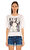 Guess Baskı Desen Beyaz T-Shirt