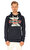 Superdry Baskılı Uzun Kollu Lacivert Sweatshirt