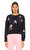 Juicy Couture Lacivert Çiçek Desenli Sweatshirt