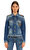 Fur 66 İşleme Detaylı Jean Mavi Ceket
