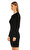 Karen Millen Dik Yakalı Siyah Elbise