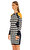 Karen Millen Çizgili Mini Renkli Elbise