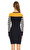 Karen Millen Çizgili Mini Renkli Elbise
