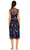 Juicy Couture İşleme Detaylı Midi Lacivert Elbise