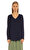 Eileen Fisher V Yaka Lacivert T-Shirt