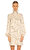 Alexander McQueen Çiçek Desenli Mini Pembe Elbise