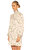 Alexander McQueen Çiçek Desenli Mini Pembe Elbise