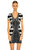 Alexander McQueen Çizgili Mini Renkli Elbise