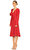 Blumarine V Yaka Kırmızı Elbise