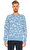 Sandro Karma Desen Mavi Sweatshirt