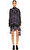 Lug Von Siga Karma Desenli Mini Renkli Elbise
