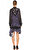 Lug Von Siga Karma Desenli Mini Renkli Elbise