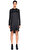 3.1 Phillip Lim İşleme Detaylı Mini Siyah Elbise