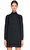 Agnona Yarım Balıkçı Mini Siyah Elbise
