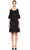 Karen Düz Desen Siyah Millen Elbise