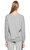 Dimensione Danza Dantel Detaylı Gri Sweatshirt