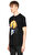 Dom Rebel Baskı Desen Siyah T-Shirt