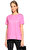 Balmain Baskı Desen Pembe T-Shirt