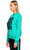 Sandro Pano Desen Yeşil Sweatshirt