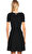 Sandro İnci İşlemeli Siyah Mini Elbise